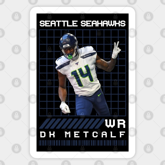 DK METCALF - WR - SEATTLE SEAHAWKS Magnet by Mudahan Muncul 2022